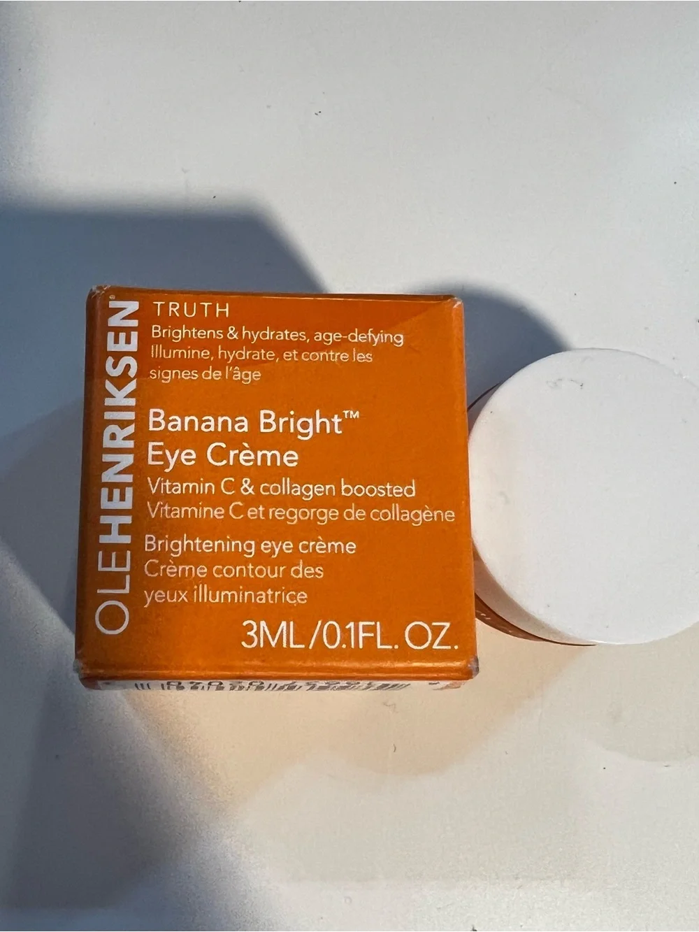 Ole Henriksen Banana Bright Eye Cream 3ml Vitamin C Collagen New